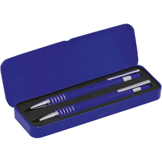 Sheridan Ball Pen and Pencil Set Blue